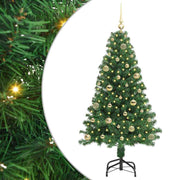 Vidaxx künstlicher Weihnachtsbaum grün 150 cm PVC und Stahl und Kunststoff - afbeelding 2