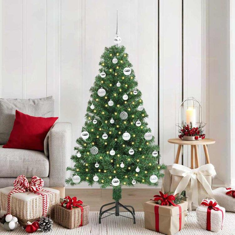 Vidaxx künstlicher Weihnachtsbaum grün 150 cm PVC und Stahl und Kunststoff