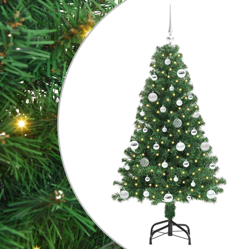 Vidaxx künstlicher Weihnachtsbaum grün 150 cm PVC und Stahl und Kunststoff