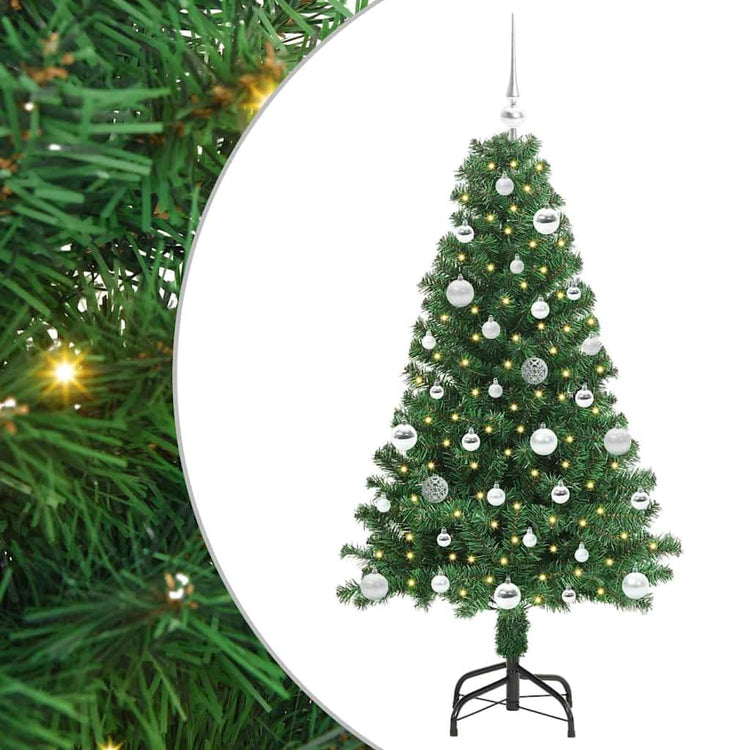 Vidaxx künstlicher Weihnachtsbaum grün 150 cm PVC und Stahl und Kunststoff