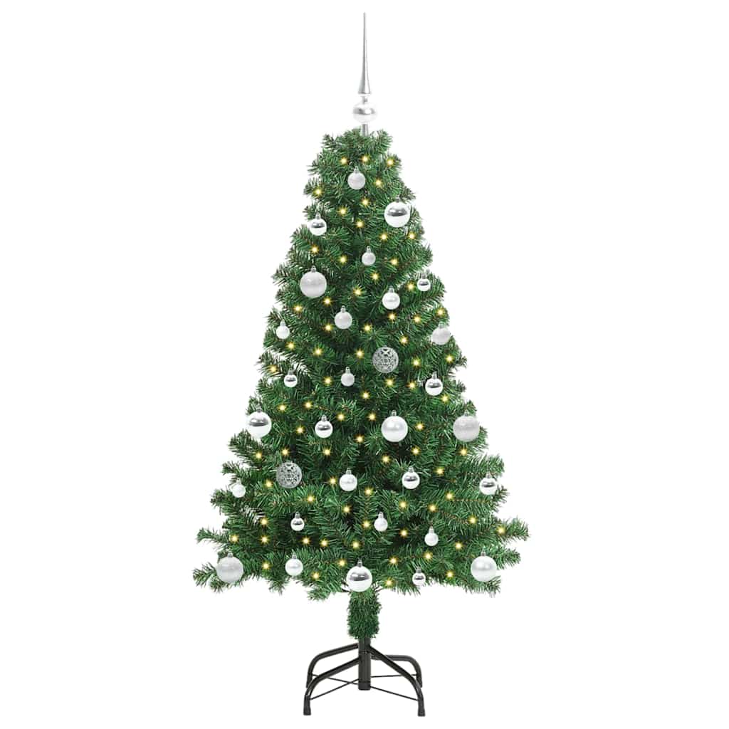 Vidaxx künstlicher Weihnachtsbaum grün 150 cm PVC und Stahl und Kunststoff