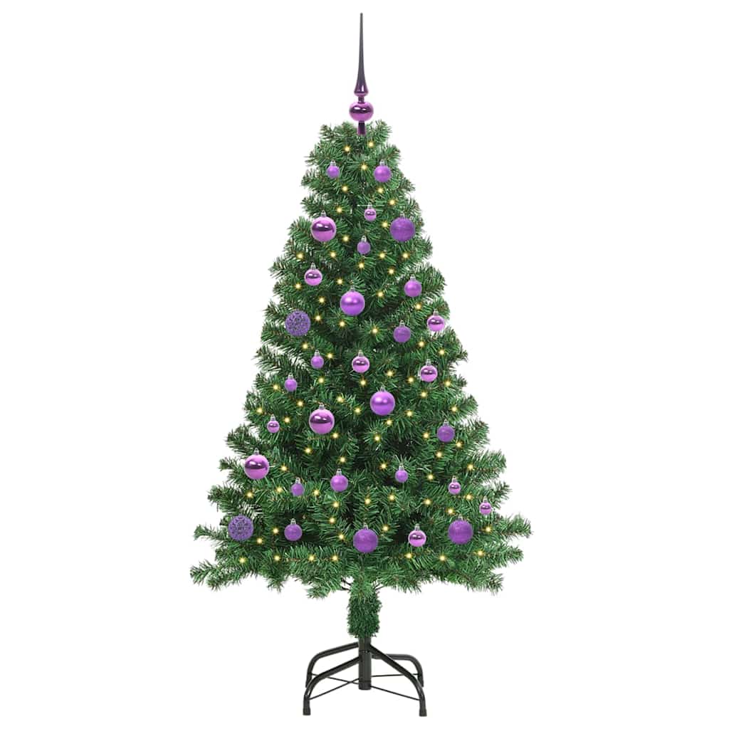 Vidaxx künstlicher Weihnachtsbaum grün 150 cm PVC und Stahl und Kunststoff