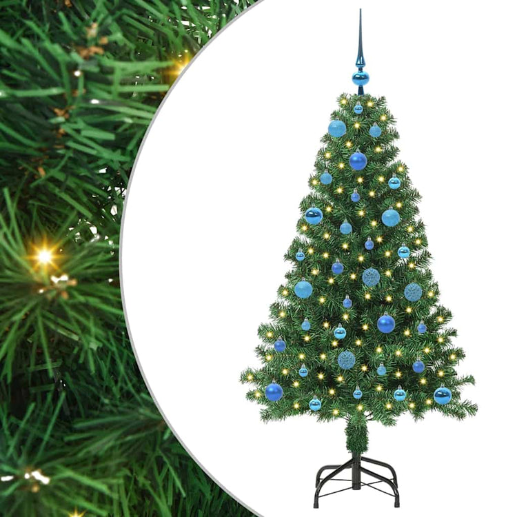 Vidaxx künstlicher Weihnachtsbaum grün 150 cm PVC und Stahl und Kunststoff