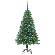 Vidaxx künstlicher Weihnachtsbaum grün 150 cm PVC und Stahl und Kunststoff - afbeelding 3