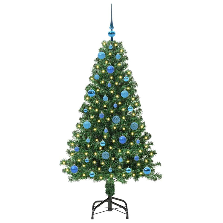 Vidaxx künstlicher Weihnachtsbaum grün 150 cm PVC und Stahl und Kunststoff