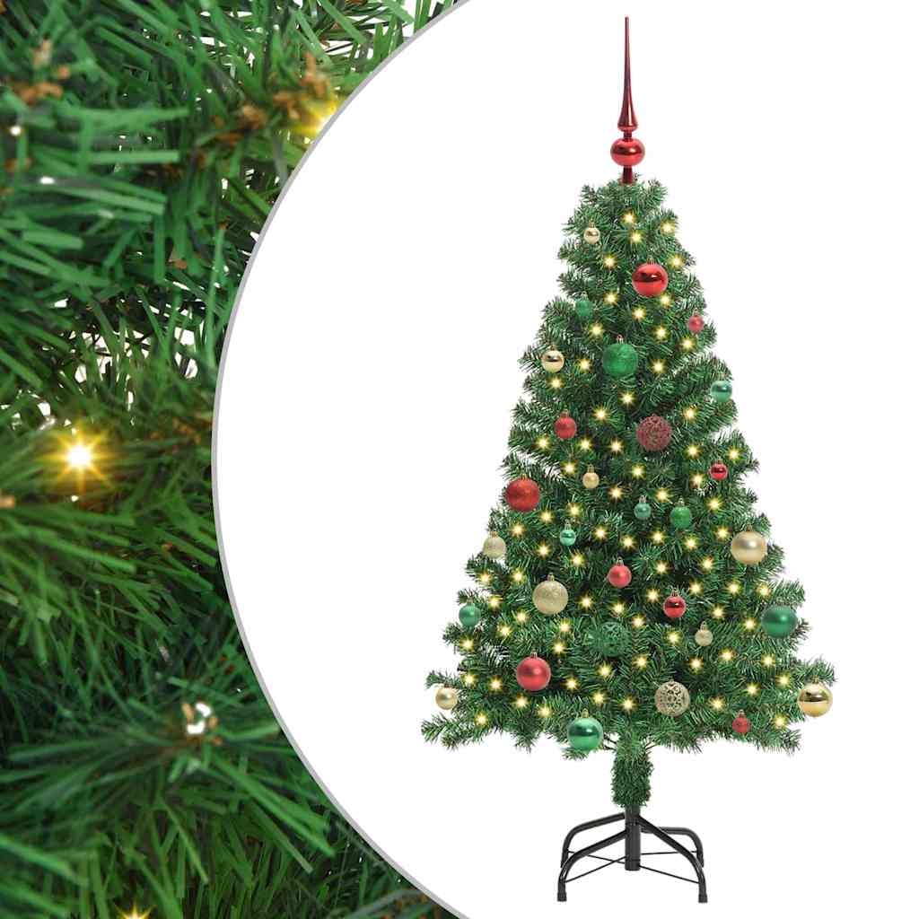 Vidaxx künstlicher Weihnachtsbaum grün 150 cm PVC und Stahl und Kunststoff