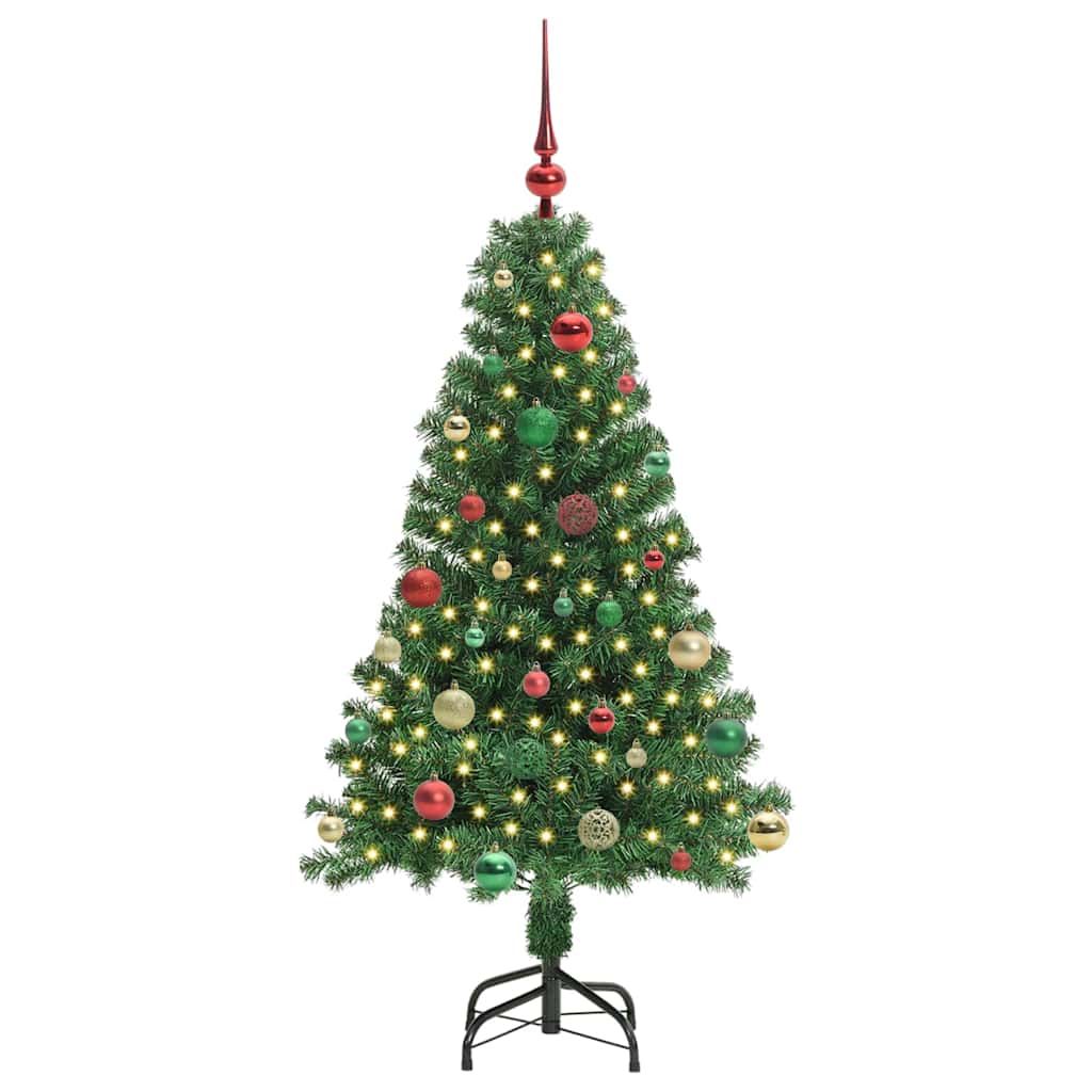 Vidaxx künstlicher Weihnachtsbaum grün 150 cm PVC und Stahl und Kunststoff
