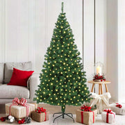 Vidaxx künstlicher Weihnachtsbaum grün 180 cm PVC und Stahl und Kunststoff - afbeelding 1