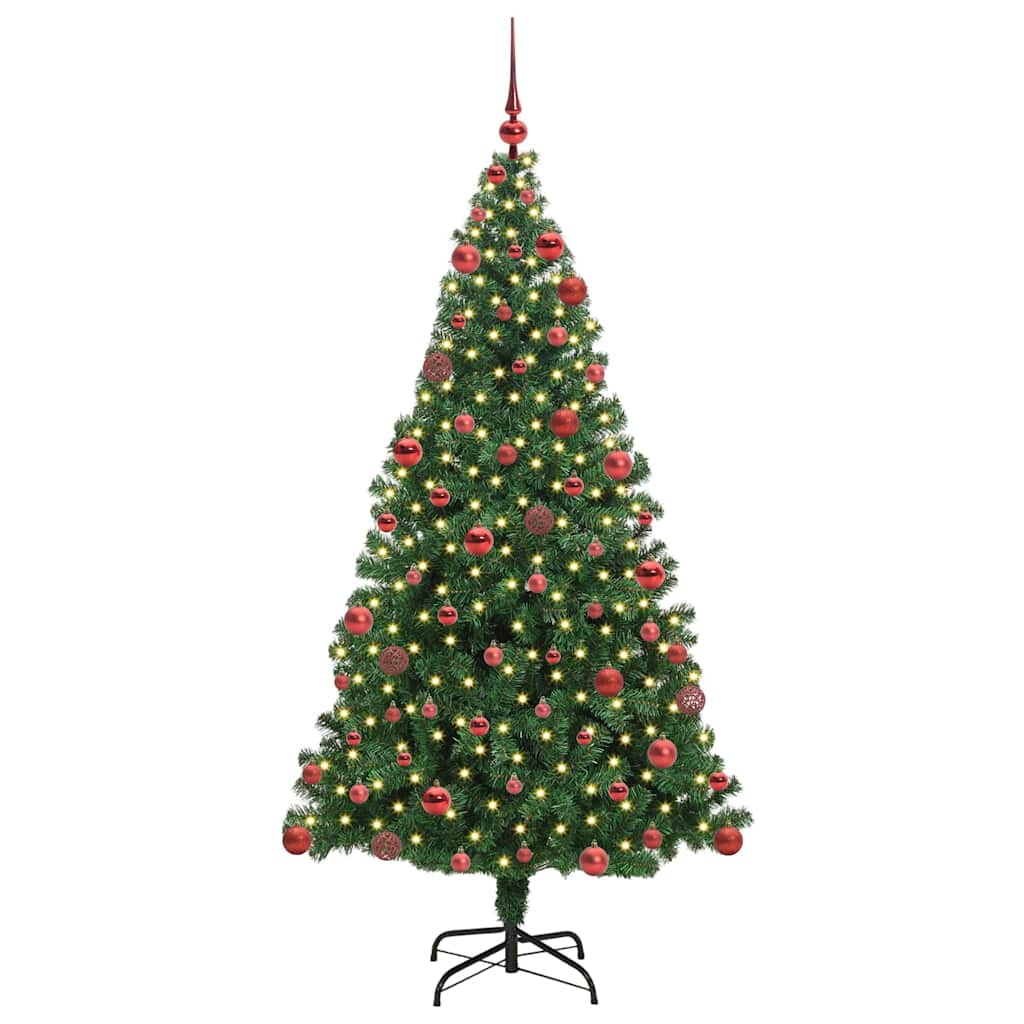 Vidaxx künstlicher Weihnachtsbaum grün 180 cm PVC und Stahl und Kunststoff