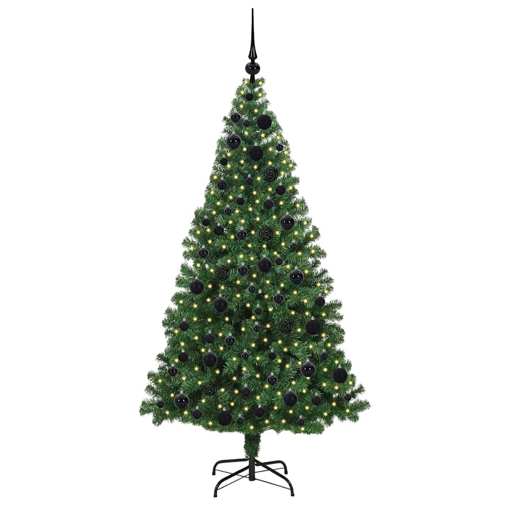 Vidaxx künstlicher Weihnachtsbaum grün 180 cm PVC und Stahl und Kunststoff