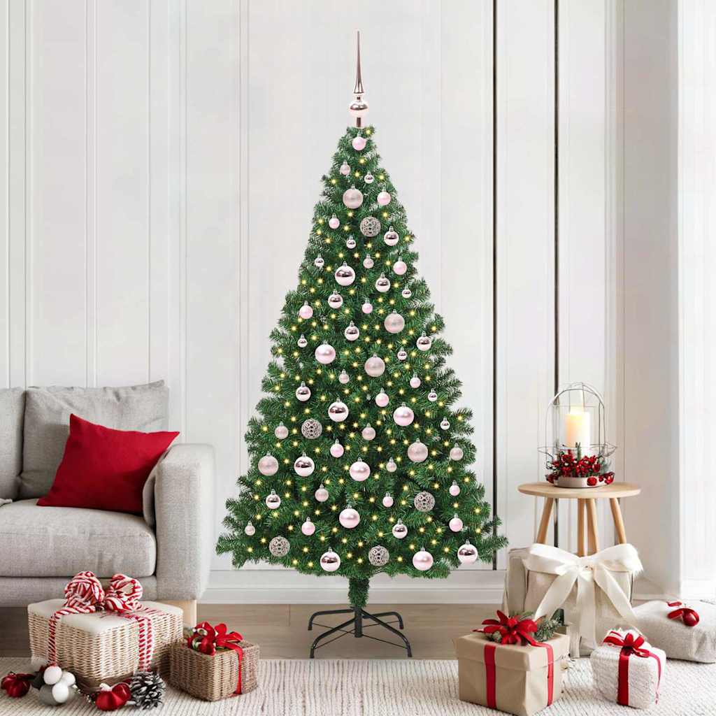 Vidaxx künstlicher Weihnachtsbaum grün 180 cm PVC und Stahl und Kunststoff