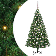 Vidaxx künstlicher Weihnachtsbaum grün 180 cm PVC und Stahl und Kunststoff - afbeelding 2