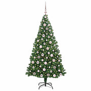 Vidaxx künstlicher Weihnachtsbaum grün 180 cm PVC und Stahl und Kunststoff - afbeelding 3