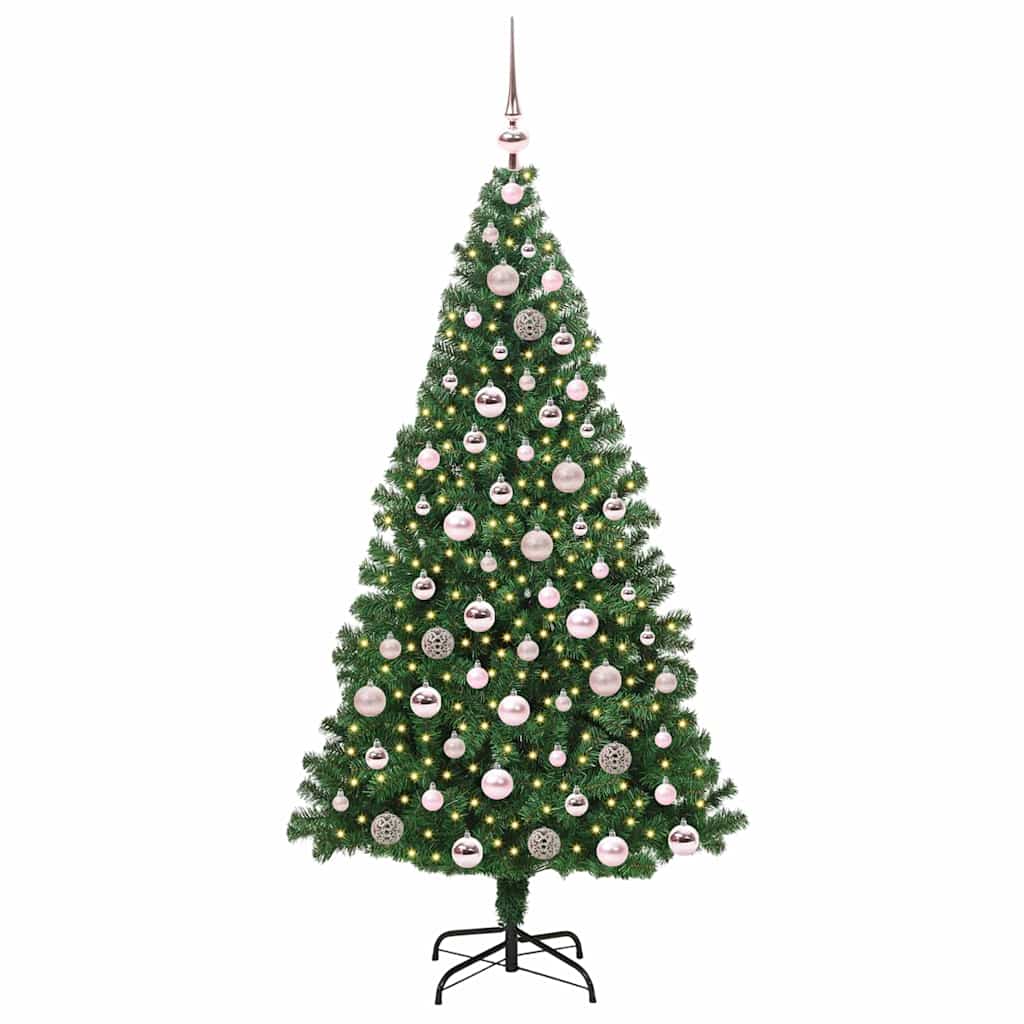 Vidaxx künstlicher Weihnachtsbaum grün 180 cm PVC und Stahl und Kunststoff