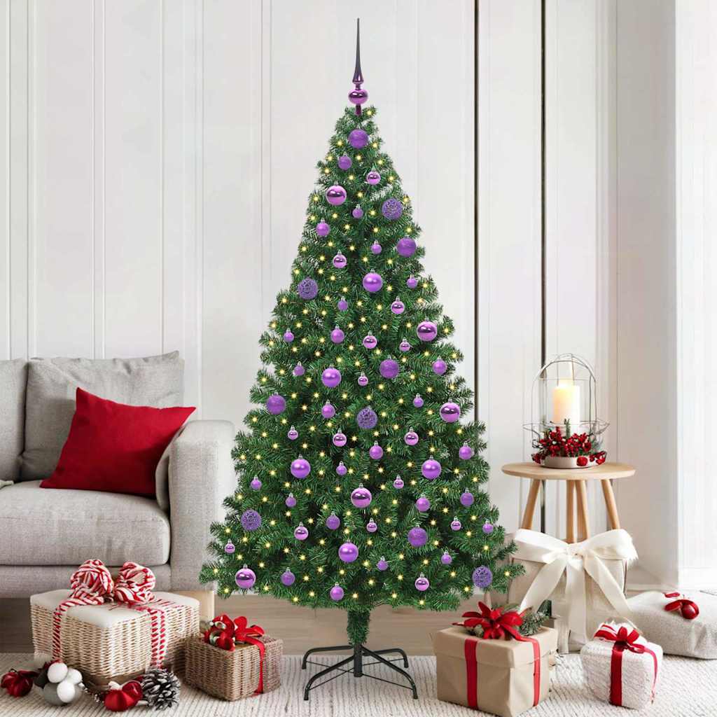 Vidaxx künstlicher Weihnachtsbaum grün 180 cm PVC und Stahl und Kunststoff