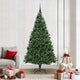 Vidaxx künstlicher Weihnachtsbaum grün 210 cm PVC und Stahl und Kunststoff