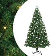 Vidaxx künstlicher Weihnachtsbaum grün 210 cm PVC und Stahl und Kunststoff - afbeelding 2