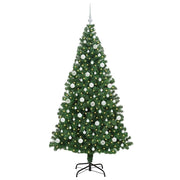 Vidaxx künstlicher Weihnachtsbaum grün 210 cm PVC und Stahl und Kunststoff - afbeelding 3