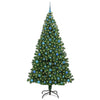 Vidaxx künstlicher Weihnachtsbaum grün 210 cm PVC und Stahl und Kunststoff