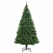 Vidaxx künstlicher Weihnachtsbaum grün 240 cm PVC und Stahl und Kunststoff - afbeelding 3