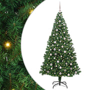 Vidaxx künstlicher Weihnachtsbaum grün 240 cm PVC und Stahl und Kunststoff - afbeelding 2