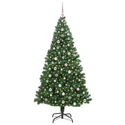 Vidaxx künstlicher Weihnachtsbaum grün 240 cm PVC und Stahl und Kunststoff - afbeelding 3