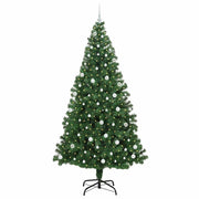 Vidaxx künstlicher Weihnachtsbaum grün 240 cm PVC und Stahl und Kunststoff - afbeelding 3