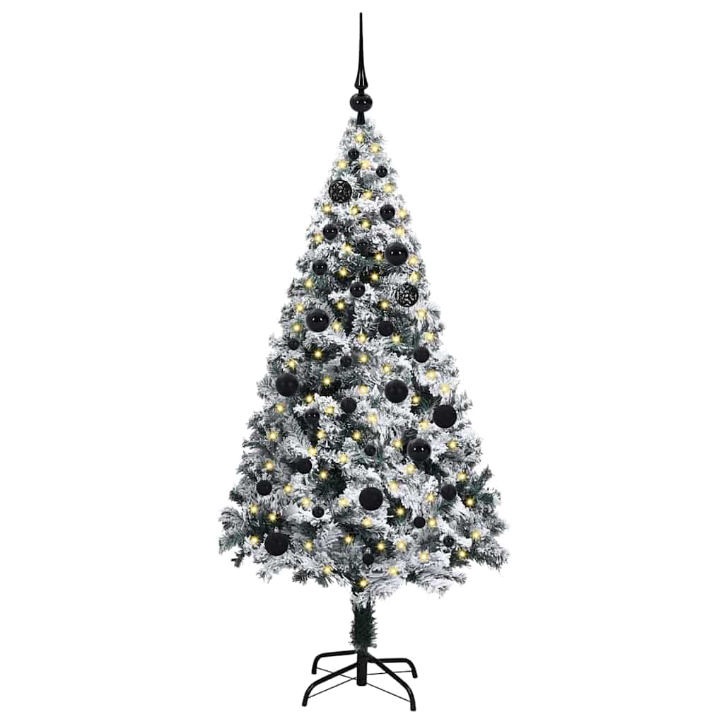 Künstlicher Weihnachtsbaum von Vidaxx mit 150 LEDs, weiß, 150 cm, PVC und Stahl und Kunststoff