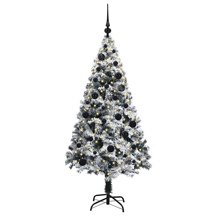 Künstlicher Weihnachtsbaum von Vidaxx mit 150 LEDs, weiß, 150 cm, PVC und Stahl und Kunststoff