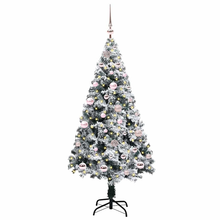 Künstlicher Weihnachtsbaum von Vidaxx mit 150 LEDs, weiß, 150 cm, PVC und Stahl und Kunststoff