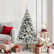 Künstlicher Weihnachtsbaum von Vidaxx mit 150 LEDs, weiß, 150 cm, PVC und Stahl und Kunststoff - afbeelding 1