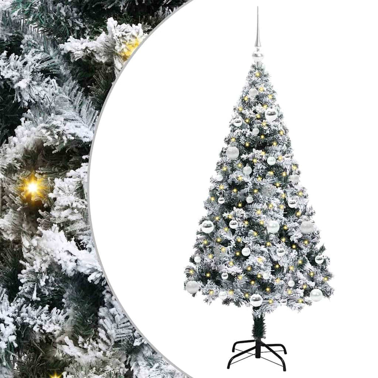 Künstlicher Weihnachtsbaum von Vidaxx mit 150 LEDs, weiß, 150 cm, PVC und Stahl und Kunststoff