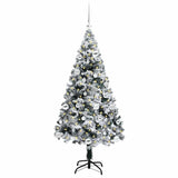 Künstlicher Weihnachtsbaum von Vidaxx mit 150 LEDs, weiß, 150 cm, PVC und Stahl und Kunststoff - afbeelding 3
