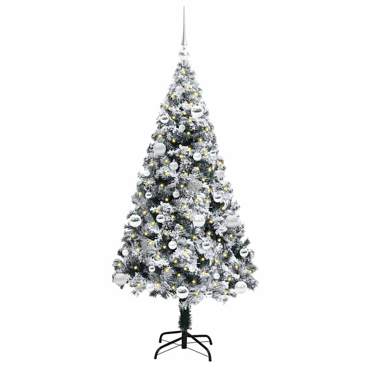 Künstlicher Weihnachtsbaum von Vidaxx mit 150 LEDs, weiß, 150 cm, PVC und Stahl und Kunststoff