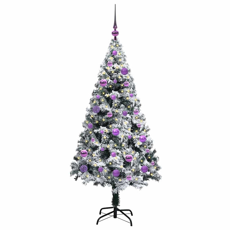 Künstlicher Weihnachtsbaum von Vidaxx mit 150 LEDs, weiß, 150 cm, PVC und Stahl und Kunststoff