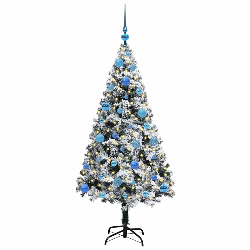Künstlicher Weihnachtsbaum von Vidaxx mit 150 LEDs, weiß, 150 cm, PVC und Stahl und Kunststoff
