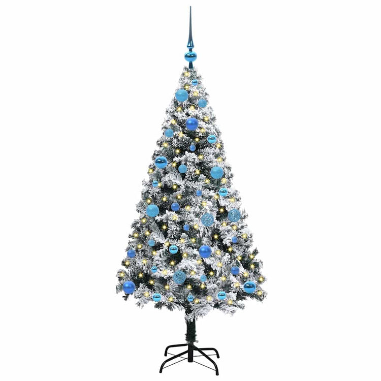 Künstlicher Weihnachtsbaum von Vidaxx mit 150 LEDs, weiß, 150 cm, PVC und Stahl und Kunststoff