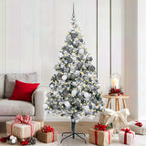 Künstlicher Weihnachtsbaum von Vidaxx mit 300 LEDs, weiß, 180 cm, PVC und Stahl und Kunststoff - afbeelding 1