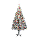 Künstlicher Weihnachtsbaum von Vidaxx mit 300 LEDs, weiß, 180 cm, PVC und Stahl und Kunststoff - afbeelding 3