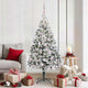 Künstlicher Weihnachtsbaum von Vidaxx mit 300 LEDs, weiß, 180 cm, PVC und Stahl und Kunststoff