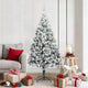 Künstlicher Weihnachtsbaum von Vidaxx mit 300 LEDs, weiß, 180 cm, PVC und Stahl und Kunststoff