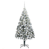 Künstlicher Weihnachtsbaum von Vidaxx mit 300 LEDs, weiß, 180 cm, PVC und Stahl und Kunststoff - afbeelding 3