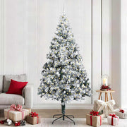 Künstlicher Weihnachtsbaum von Vidaxx mit 300 LEDs, weiß, 240 cm, PVC und Stahl und Kunststoff - afbeelding 1