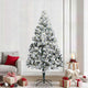 Künstlicher Weihnachtsbaum von Vidaxx mit 300 LEDs, weiß, 240 cm, PVC und Stahl und Kunststoff
