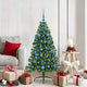 Vidaxx künstlicher, vorbeleuchteter Weihnachtsbaum mit 150 LEDs, grün, 150 cm, PVC