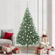 Vidaxx künstlicher, vorbeleuchteter Weihnachtsbaum mit 300 LEDs, grün, 210 cm, PVC