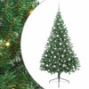Vidaxx künstlicher, vorbeleuchteter Weihnachtsbaum mit 300 LEDs, grün, 210 cm, PVC