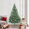 Vidaxx künstlicher, vorbeleuchteter Weihnachtsbaum mit 300 LEDs, grün, 210 cm, PVC