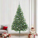 Vidaxx künstlicher, beleuchteter Weihnachtsbaum mit 300 LEDs, grün, 240 cm, PVC