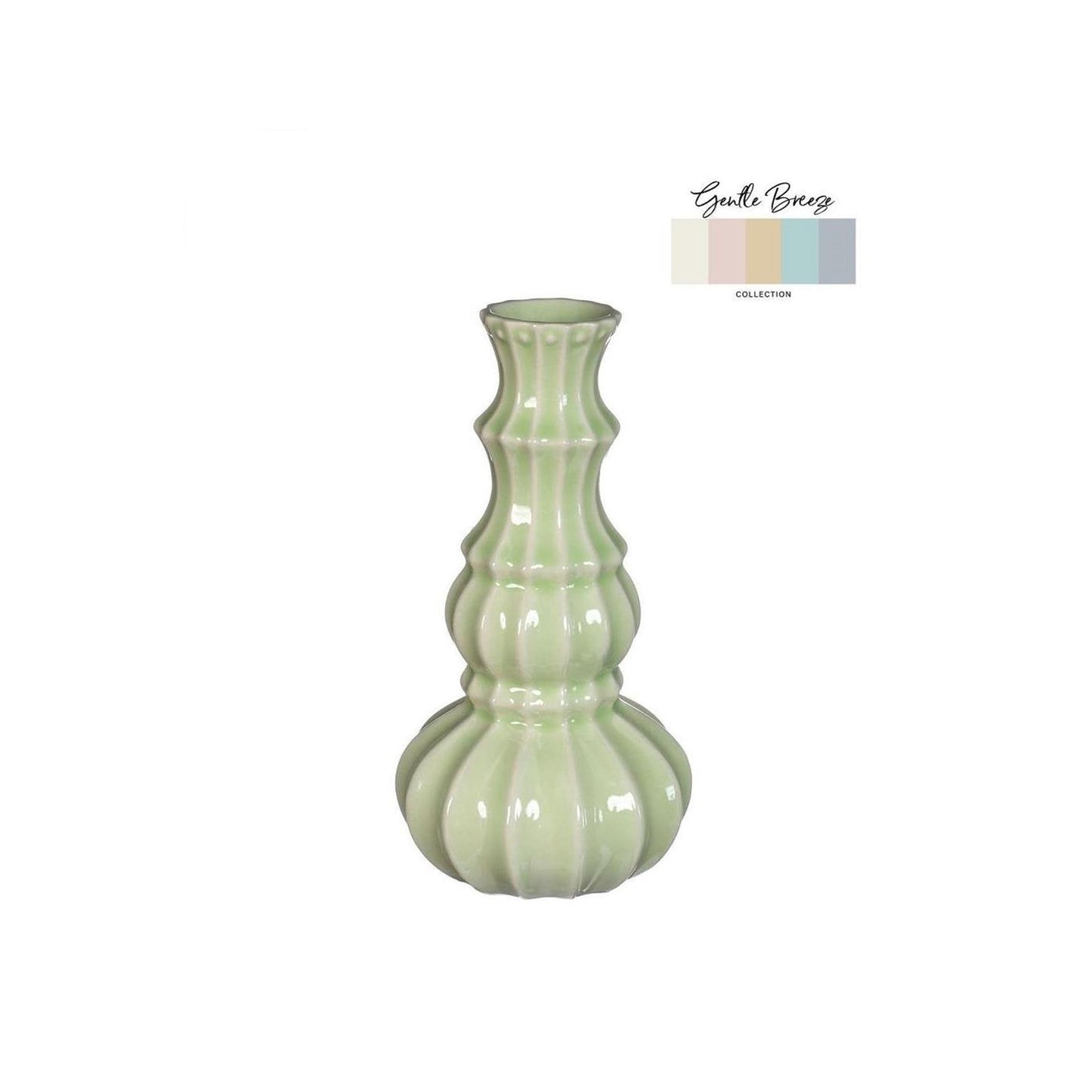 Ideas 4 Seasons Vase Delphi ø9xh16,9cm lindgrün